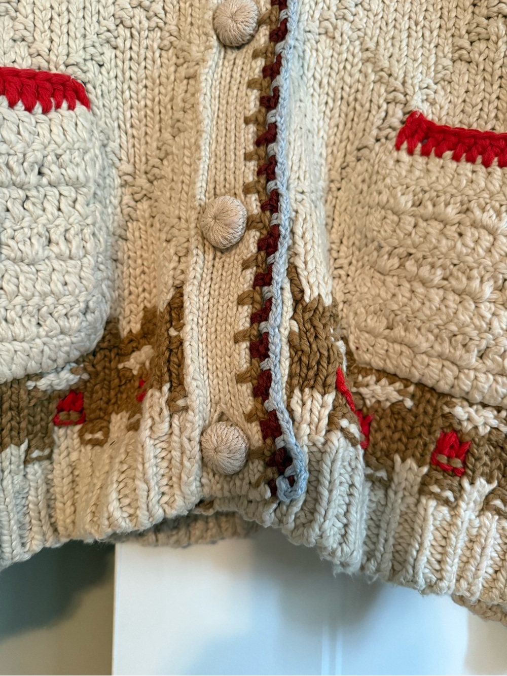 Free People Oversize Rosebud Cardigan - Picture 7 of 16